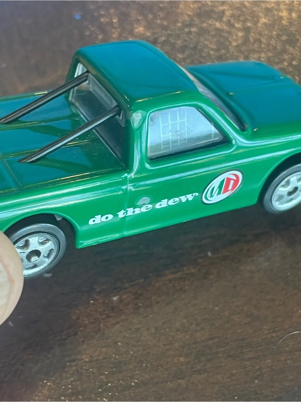 Rare Mountain Dew, Golden Wheel Diecast Truck 1:64